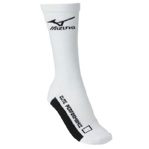 Mizuno White Core Crew Sock Size Medium